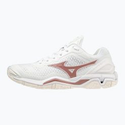 Buty sportowe Mizuno Weave Stealth Białe Piłka ręczna. Białe buty treningowe Mizuno, bez wzorów, bez zapięcia, do piłki ręcznej, mizuno wave. Za 372.55 zł.
