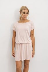 SUKIENKA MAYA MODAL JASNO RÓŻOWA L - Flawless. Czerwone sukienki Flawless, l, bez wzorów, z elastanu, bez kołnierzyka, bez ramiączek. Za 78.00 zł.