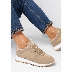 Ciemnobeżowe Buty Sportowe Ericsso. Brązowe buty sportowe lifestyle Born2be, z aplikacjami, bez zapięcia. W wyprzedaży za 97.99 zł.