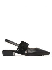 Hispanitas Czółenka HV264778 C001 Czarny. Czarne czółenka Hispanitas, bez wzorów, ze skóry, bez obcasa, bez zapięcia. Za 609.99 zł.