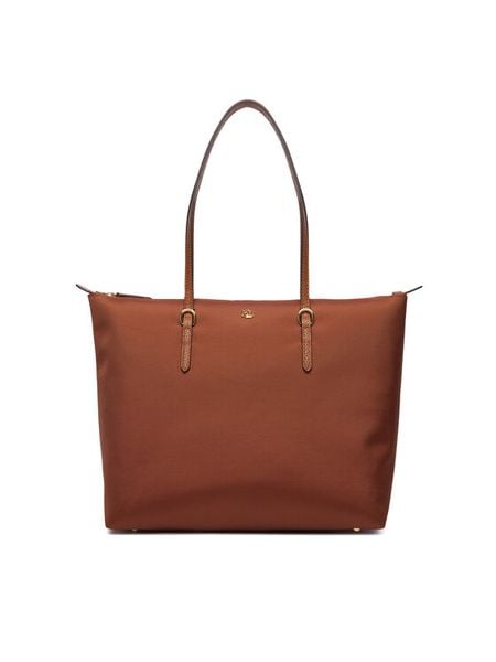 LAUREN RALPH LAUREN Torebka Keaton 431916737042 Brązowy. Brązowe torebki klasyczne Lauren Ralph Lauren, bez wzorów, z materiału, bez dodatków. Za 639.99 zł.