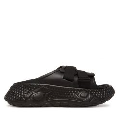Klapki Palladium. Czarne klapki Palladium, bez wzorów, bez obcasa, bez zapięcia. Za 199.99 zł.