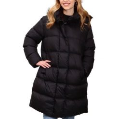 Kurtka GEOX W TAHINA LONG JKT Niebieski. Niebieskie kurtki Geox, bez wzorów, z tkaniny, bez kaptura. Za 763.99 zł.