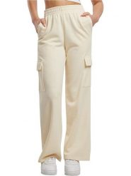 Urban Classics Spodnie dresowe w kolorze kremowym rozmiar: XXL. Brązowe spodnie dresowe Urban Classics, bez wzorów, z dresówki. Za 61.31 zł.