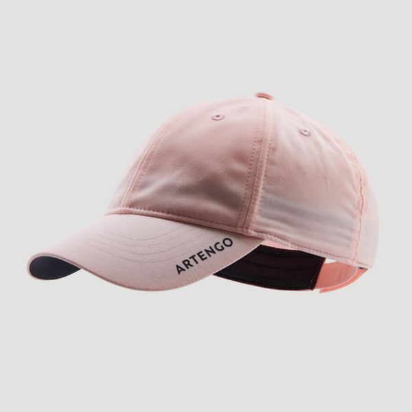 Czapka z daszkiem Artengo TC500 rozmiar 54. Czerwone czapki z daszkiem ARTENGO, bez wzorów, z materiału, sportowe. Za 34.99 zł.