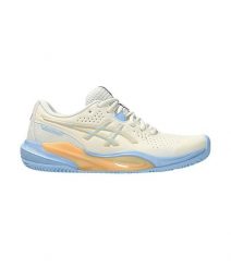 Damskie buty do padla Asics Gel-Challenger 15. Białe buty treningowe ASICS, bez wzorów, z gumy, bez zapięcia. Za 710.99 zł.