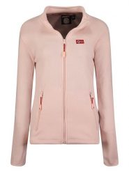 Geographical Norway Kurtka polarowa "Ulyssia" w kolorze jasnoróżowym rozmiar: XXL. Różowe kurtki Geographical Norway, xxl, bez wzorów, z polaru, bez kaptura. Za 74.63 zł.