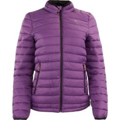 Damska kurtka przejściowa Athl. Riese - Styl i komfort na jesień. Fioletowe kurtki ZUMBA WEAR, na jesień, bez wzorów, eleganckie, bez kaptura. Za 236.99 zł.