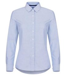Clique Garland koszula Oxford z długim rękawem 100% bawełna. Niebieskie koszule CLIQUE, m, bez wzorów, z bawełny, klasyczne, bez kołnierzyka, bez ramiączek. Za 229.83 zł.
