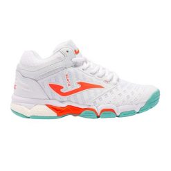 Buty do siatkówki na halę Joma V.Block halówki siatkarskie. Białe buty treningowe Joma, bez wzorów, z gumy, bez zapięcia, do siatkówki. Za 439.00 zł.