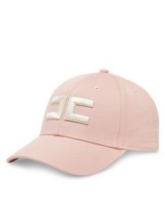 Elisabetta Franchi Czapka z daszkiem CL-06F-51E2-V160 Różowy. Czerwone czapki z daszkiem Elisabetta Franchi, bez wzorów, z bawełny. Za 559.99 zł.