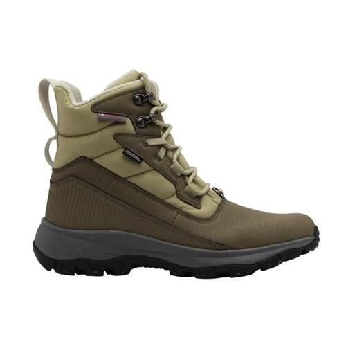 Buty trekkingowe damskie Jack Wolfskin Everquest Pro Texapore High. Brązowe buty trekkingowe Jack Wolfskin, bez wzorów, z gumy, za kostkę, bez zapięcia, trekkingowe. Za 589.99 zł.