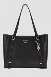 GUESS Czarna torebka damska Daryna II. Czarne torebki klasyczne Guess, z aplikacjami, ze skóry, bez dodatków. W wyprzedaży za 529.99 zł.