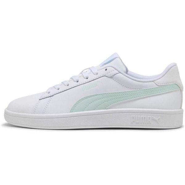 Buty sportowe Puma Smash 3.0 L. Białe buty treningowe Puma, bez wzorów, z materiału, bez zapięcia. Za 190.00 zł.