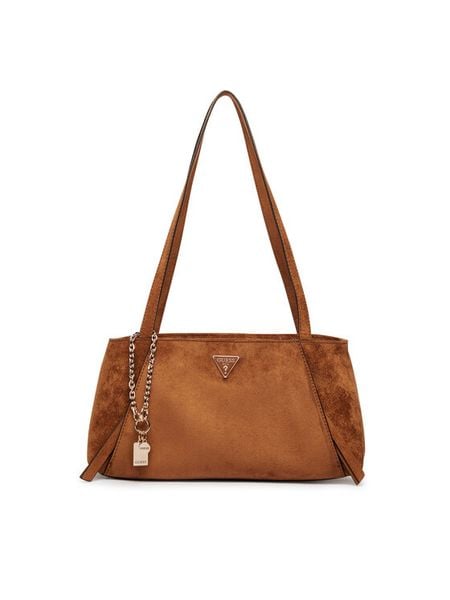 Guess Torebka Devon HWSG97 45090 Brązowy. Brązowe torebki klasyczne Guess, z aplikacjami, z materiału, bez dodatków. Za 584.99 zł.