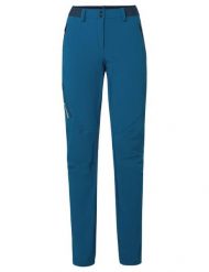 Spodnie damskie Scopi Pants II. Niebieskie spodnie narciarskie Vaude, bez wzorów, z materiału, narciarskie. Za 574.35 zł.