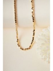 Heliophilia Naszyjnik z elementami ozdobnymi - dł. 40 cm rozmiar: onesize. Żółte naszyjniki Heliophilia, z materiału, metalowe. Za 43.99 zł.