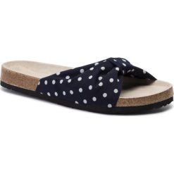 Kapcie HOME&RELAX ZW21331. Niebieskie kapcie Home&Relax, bez wzorów, z materiału. Za 49.99 zł.