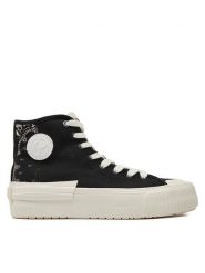 Pepe Jeans Trampki Samoi Divided PLS31554 Czarny. Czarne trampki Pepe Jeans, bez wzorów, z jeansu, bez zapięcia. Za 129.99 zł.