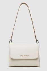 VALENTINO Duża biała torebka Alexia. Białe listonoszki Valentino by Mario Valentino, bez wzorów, duże, bez dodatków. W wyprzedaży za 619.99 zł.