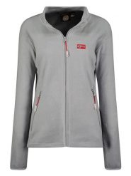 Geographical Norway Kurtka polarowa "Ulyssia" w kolorze szarym rozmiar: S. Szare kurtki Geographical Norway, s, bez wzorów, z polaru, bez kaptura. Za 74.63 zł.