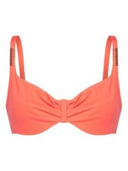 Chantelle Góra od bikini Icon C16VM0 Koralowy. Pomarańczowe bikini Chantelle, bez wzorów, z syntetyku. Za 419.99 zł.