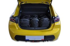 Torby Do Bagażnika Peugeot 208 Hatchback 2019+ 3Szt Kjust. Czarne torby podróżne KJUST, bez wzorów, z kauczuku. Za 921.00 zł.