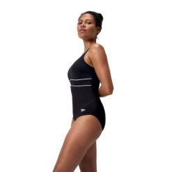 Strój kąpielowy jednoczęściowy damski Speedo Eclipse. Białe stroje jednoczęściowe Speedo, bez wzorów, sportowe. Za 487.80 zł.