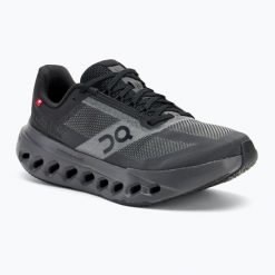 Buty do biegania damskie On Cloudsurfer Next black/eclipse. Czarne buty do biegania On, bez wzorów, z materiału, bez zapięcia, do biegania. Za 757.75 zł.