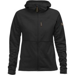 Bluza trekkingowa damska Fjällräven Abisko Trail Fleece. Czarne bluzy z kapturem Fjällräven, na lato, l, bez wzorów, z materiału, z kapturem, trekkingowe. Za 752.20 zł.