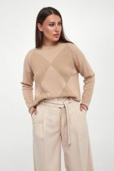 Sweter damski z jedwabiem i kaszmirem PESERICO. Swetry Peserico, bez wzorów, z kaszmiru, bez ramiączek. Za 2,359.00 zł.