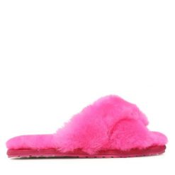 Kapcie EMU Australia. Czerwone kapcie Emu Australia, bez wzorów. Za 349.99 zł.
