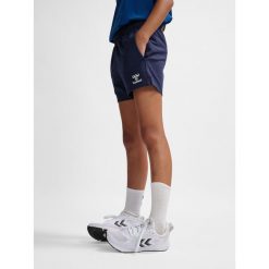 Szorty dla dzieci Hummel Go 2.0. Niebieskie szorty Hummel, bez wzorów, sportowe. W wyprzedaży za 119.50 zł.
