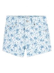 Levi's Kids Szorty dżinsowe w kolorze niebiesko-białym rozmiar: 152. Białe szorty Levi's Kids, z aplikacjami, ze skóry, klasyczne. Za 92.64 zł.