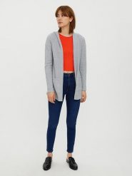 Vero Moda Kardigan "Doffy" w kolorze szarym rozmiar: XXL. Szare swetry Vero Moda, xxl, bez wzorów, bez ramiączek. Za 79.21 zł.
