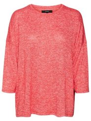 Vero Moda Sweter w kolorze czerwonym rozmiar: XS. Czerwone swetry Vero Moda, xs, bez wzorów, bez ramiączek. Za 28.58 zł.
