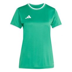 Koszulka damska adidas Entrada Jersey. Białe t-shirty sportowe adidas, xl, bez wzorów, z jersey, bez ramiączek, na fitness i siłownię, climacool (adidas). Za 60.99 zł.