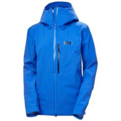 Damska kurtka turystyczna Helly Hansen Verglas BC. Niebieskie kurtki narciarskie Helly Hansen, xl, bez wzorów, z dzianiny, bez kaptura, narciarskie. Za 1,302.50 zł.