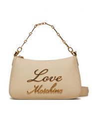 LOVE MOSCHINO Torebka JC4313PP0LKK0110 Beżowy. Brązowe torebki klasyczne Love Moschino, bez wzorów, ze skóry, bez dodatków. Za 949.99 zł.