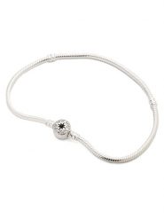 Pandora Srebrna bransoletka z cyrkoniami rozmiar: 17 cm. Szare bransoletki Pandora, z cyrkonią, srebrne. Za 313.32 zł.