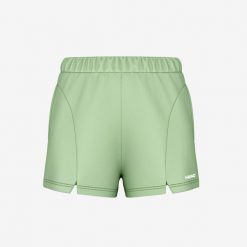 Szorty damskie Head Dynamic. Zielone szorty sportowe Head, bez wzorów, z tkaniny, tenisowe. W wyprzedaży za 234.00 zł.
