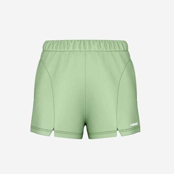 Szorty damskie Head Dynamic. Zielone szorty sportowe Head, bez wzorów, z tkaniny, tenisowe. W wyprzedaży za 234.00 zł.
