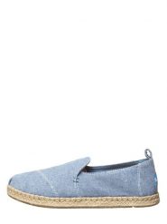 TOMS Espadryle "Alpargata Rope - Slub Chambray" w kolorze błękitnym rozmiar: 36,5. Niebieskie espadryle TOMS, bez wzorów, bez obcasa. Za 83.42 zł.
