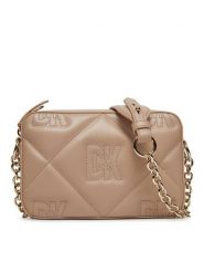DKNY Torebka Crosstown Camera Bag R33EKY48 Beżowy. Brązowe listonoszki DKNY, bez wzorów, ze skóry, bez dodatków. Za 749.99 zł.