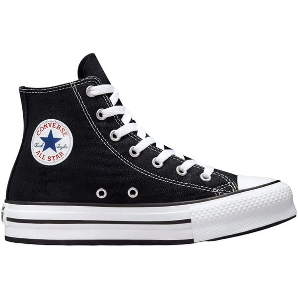 Adidasy Converse Chuck Taylor All Star EVA Lift Canvas, Dla obu płci. Czarne buty sportowe lifestyle Converse, bez wzorów, retro, bez zapięcia. Za 275.99 zł.