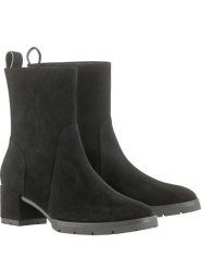 Högl Skórzane botki "Diana" w kolorze czarnym rozmiar: 40. Czarne botki Högl, bez wzorów, eleganckie, bez obcasa, bez zapięcia. Za 378.54 zł.
