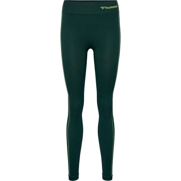 Damskie legginsy bezszwowe Hummel Zone. Zielone legginsy Hummel, bez wzorów, sportowe. Za 170.00 zł.