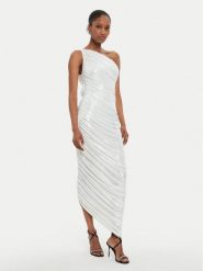 NORMA KAMALI Sukienka koktajlowa ST2243LMD07967 Écru Slim Fit. Sukienki Norma Kamali, m, bez wzorów, z syntetyku, wizytowe, bez kołnierzyka, bez ramiączek. Za 1,039.00 zł.