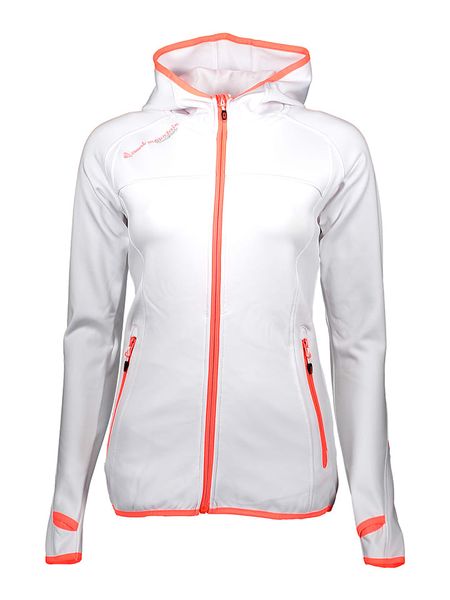 Peak Mountain Kurtka polarowa w kolorze białym rozmiar: S. Białe kurtki Peak Mountain, s, bez wzorów, z polaru, bez kaptura. Za 148.96 zł.