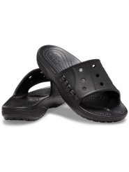 Crocs Klapki "Baya II" w kolorze czarnym rozmiar: 39/40. Czarne klapki Crocs, bez wzorów, klasyczne, z otwartym noskiem, bez obcasa, bez zapięcia. Za 86.78 zł.